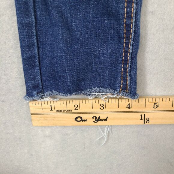 Wild Fable Skinny Women's Jeans Size 2‎ (27x26) Distressed Raw Hem Mid Rise - Picture 10 of 10